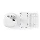 Nedis EU Wireless Doorbell Set Mains Powered 80dB Signal range 100m IP44 White - DOORBK240CWT