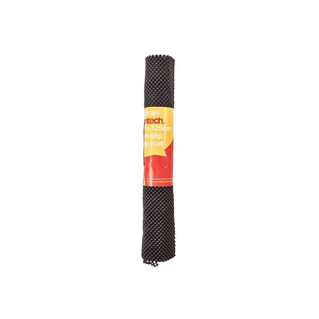 Amtech Large Roll Anti Non Slip Mat Rug Gripper Grip Dash Tool 125x45cm Black - S0545