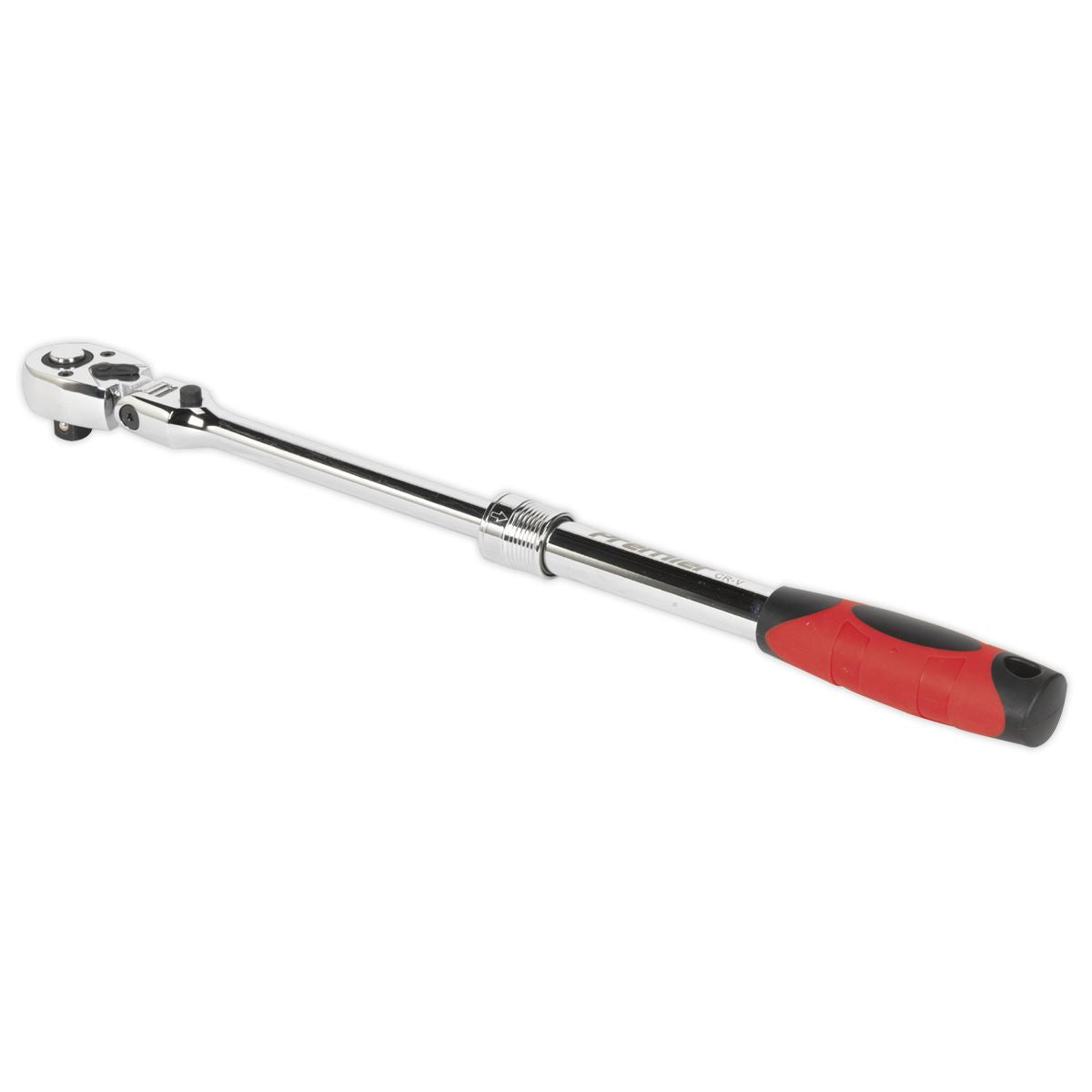Sealey Flexi-Head Ratchet Wrench 1/2"Sq Drive Extendable AK6682