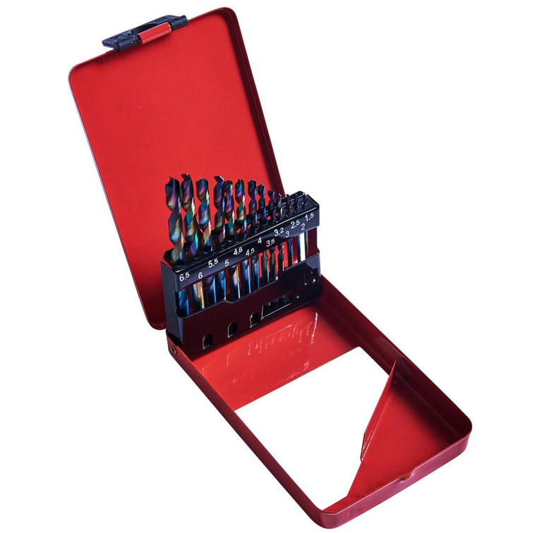 Amtech 13pc High Speed Steel Titanium Drill Bit Set LL - F1122