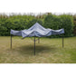 Dellonda 2x2m Pop-Up Gazebo Water Resistant Fabric w/Carry Bag/Rope/Stakes -Grey