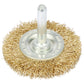 Draper 50mm Power Tool Brassed Crimped Steel Wire Brush - 41427