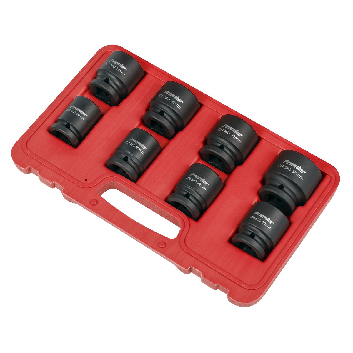 Sealey Premier Impact Socket Set 3/4"Sq Drive 8pc AK886