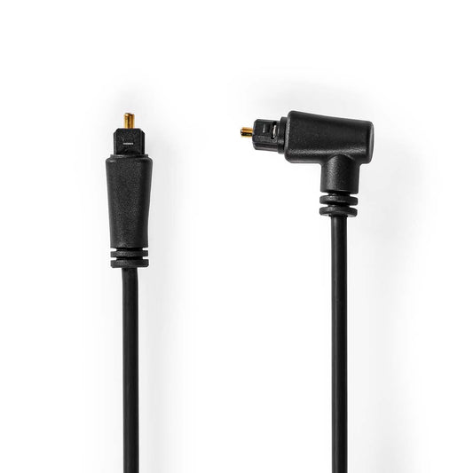 Optical Audio Cable TosLink Male TosLink Male Rotatable 2m Round PVC Envelope