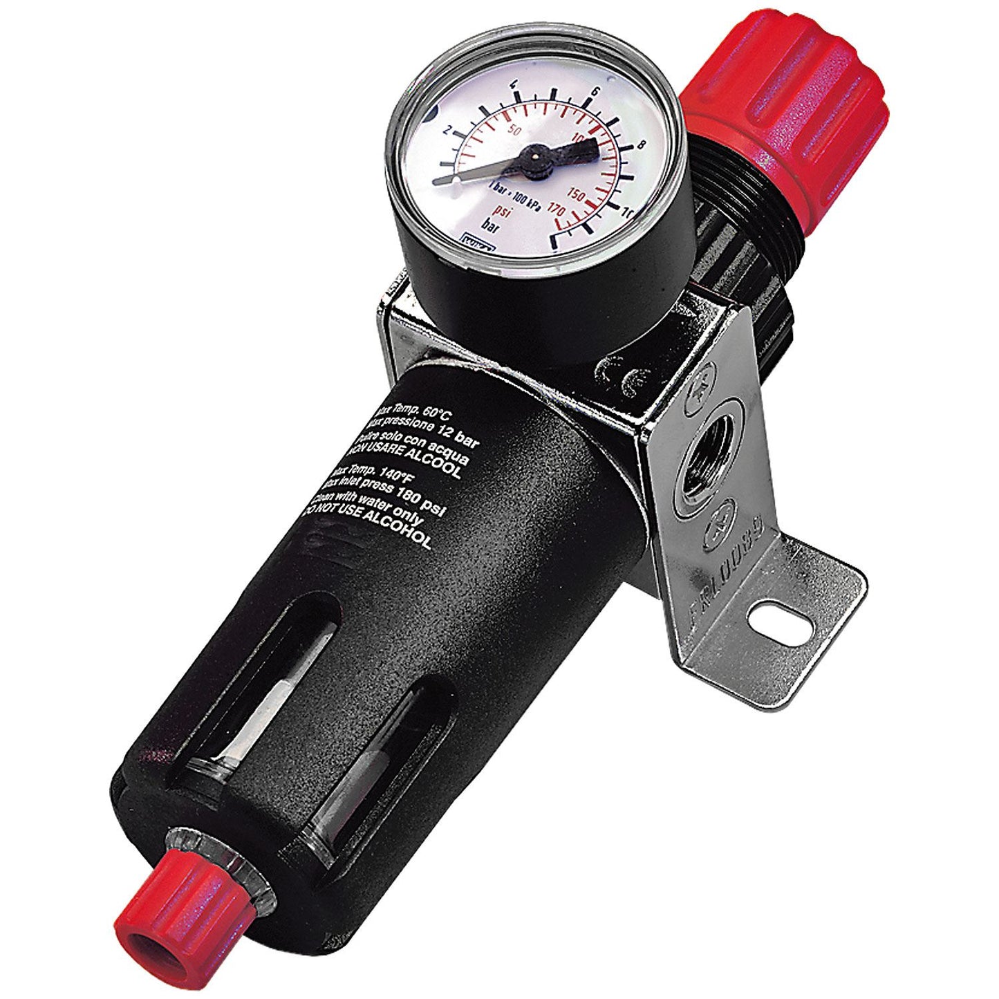 SIP Industrial 1/4" Filter Regulator with Gauge