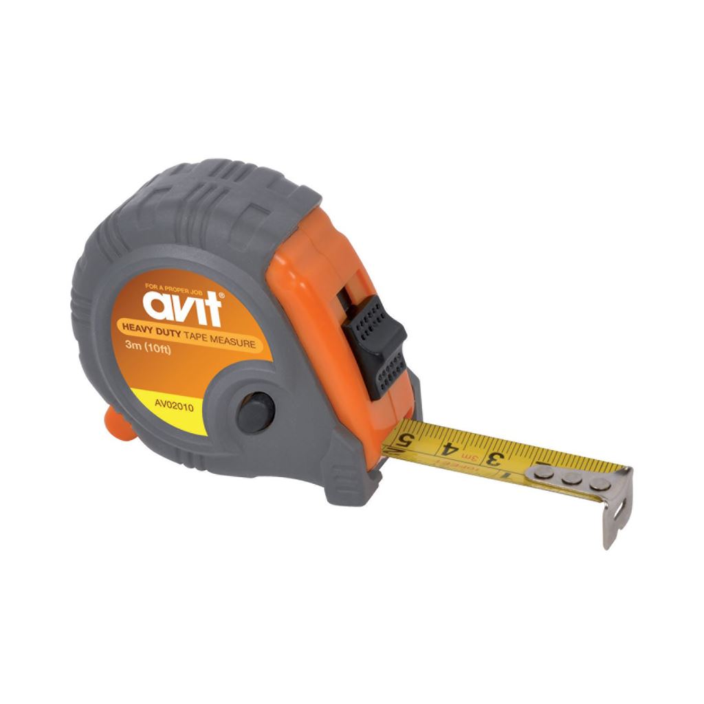 Avit Heavy Duty Tape Measure 3m  AV02010