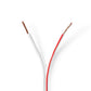 Nedis Speaker Cable 2x 1.50 mm2 25.0m Wrap White CAGW1500WT250