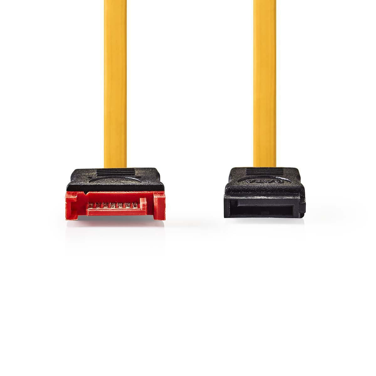 Nedis SATA 6Gb/s Data Cable SATA 7-pin Female to SATA 7-pin Male 0.5m Yellow