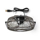 Nedis Metal Mini Fan 15cm Diameter USB Powered Gun Metal - FNDK1GM15