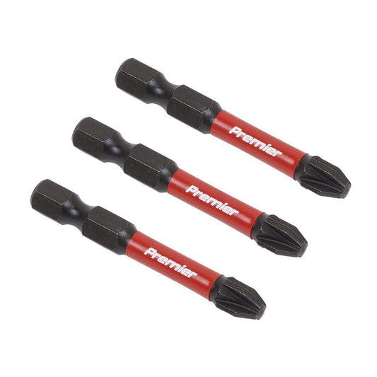 Premier Pozi #3 Impact Power Tool Bits 50mm - 3pc AK8234