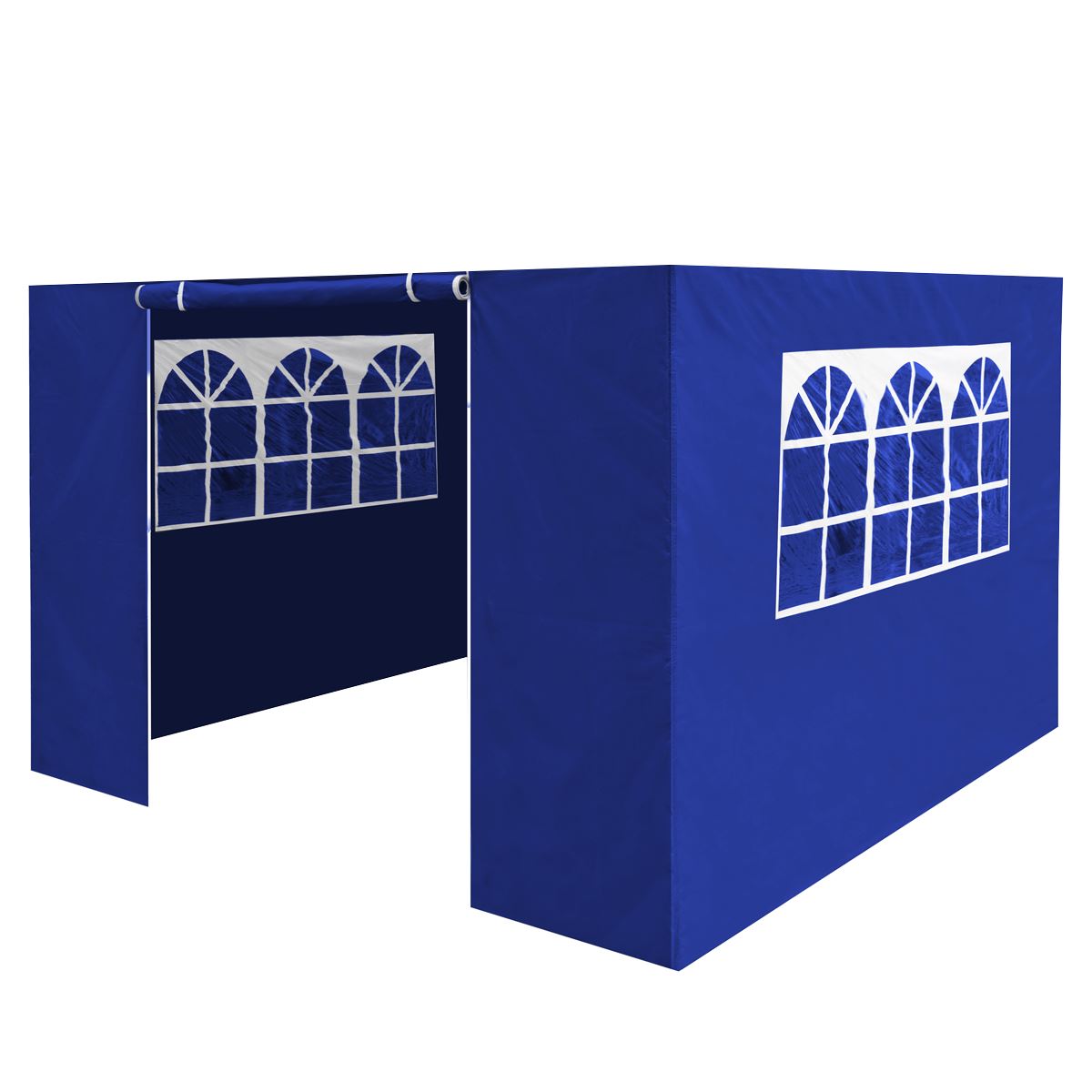 Sealey Dellonda Premium Side Walls/Doors/Windows for Gazebo/Marquee, Fits 2 x 2m Models - Blue DG143