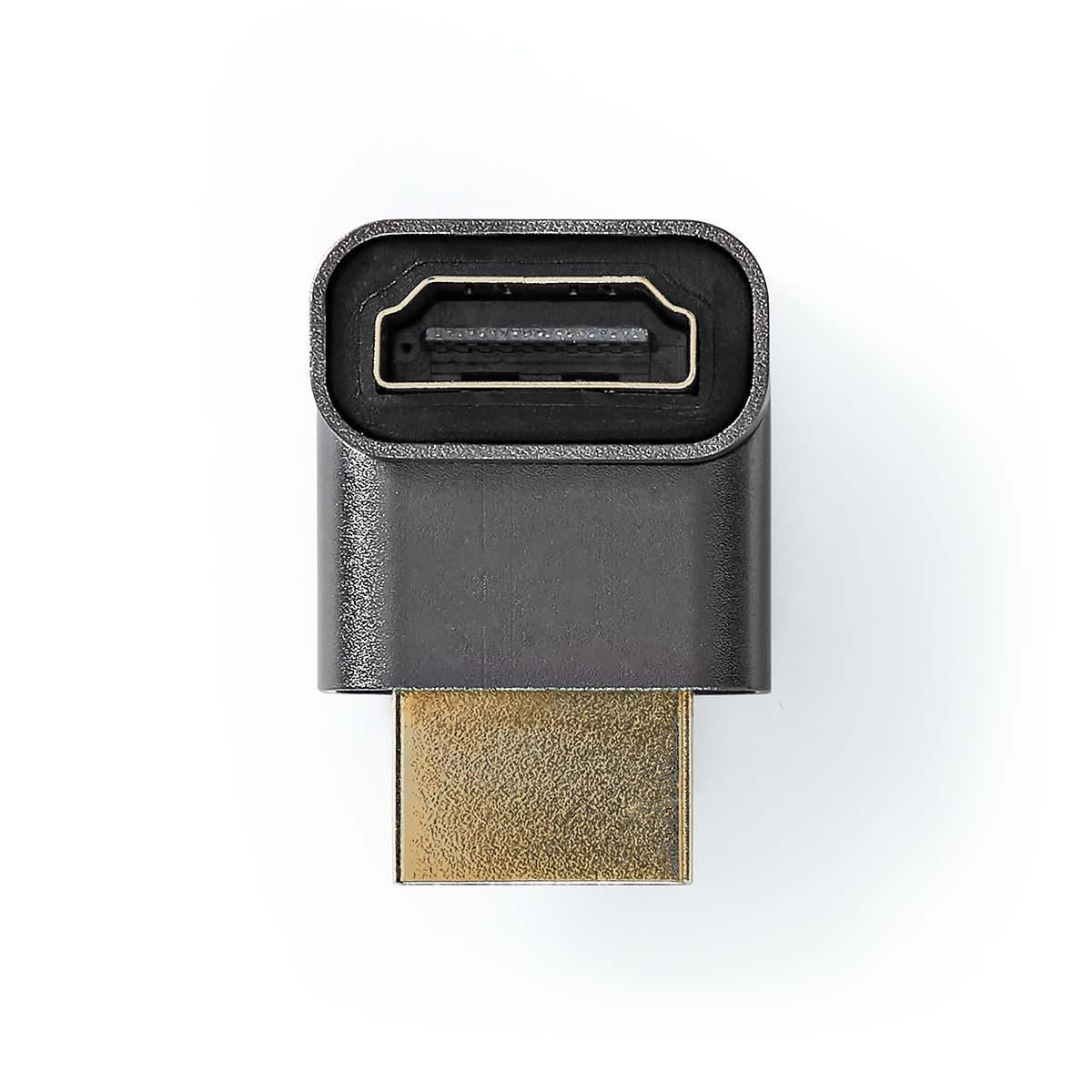Nedis 270° HDMI Female to HDMI Male 270 Degree Coupler Gold Plated Gunmetal ARC - CVTB34902GY