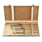 Draper AWL44 6 Piece HSS Woodturning Chisel Set in Storage Box 58697