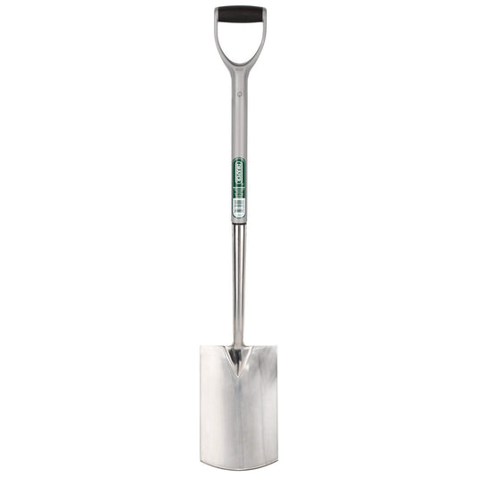 Draper Extra Long Stainless Steel Garden Spade with Soft Grip (83754)