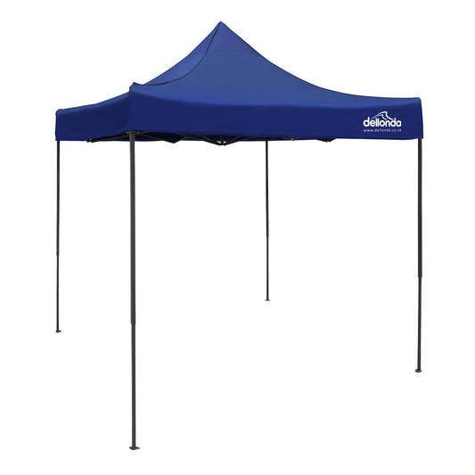 Sealey Dellonda Premium 2x2m Pop-Up Gazebo, Heavy Duty, PVC Coated, Water Resistant Fabric, Supplied with Carry Bag, Rope, Stakes & Weight Bags - Blue Canopy DG127