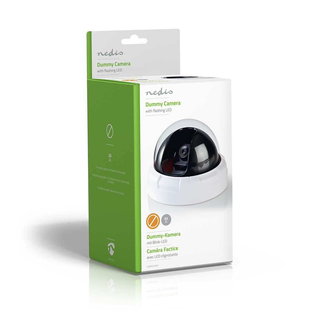 Nedis Dummy Security Camera Dome IP44 White DUMCD10WT