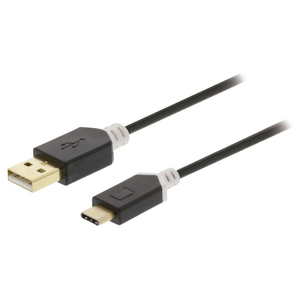 Konig USB 2.0 Cable USB-C Male toA Male 1m Anthracite KNC60600E10 - CCBW60600AT10