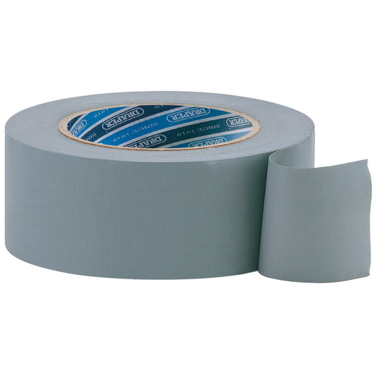 Draper 1x 30mx50mm Grey Duct Tape Roll Garage Professional Standard Tool 49430