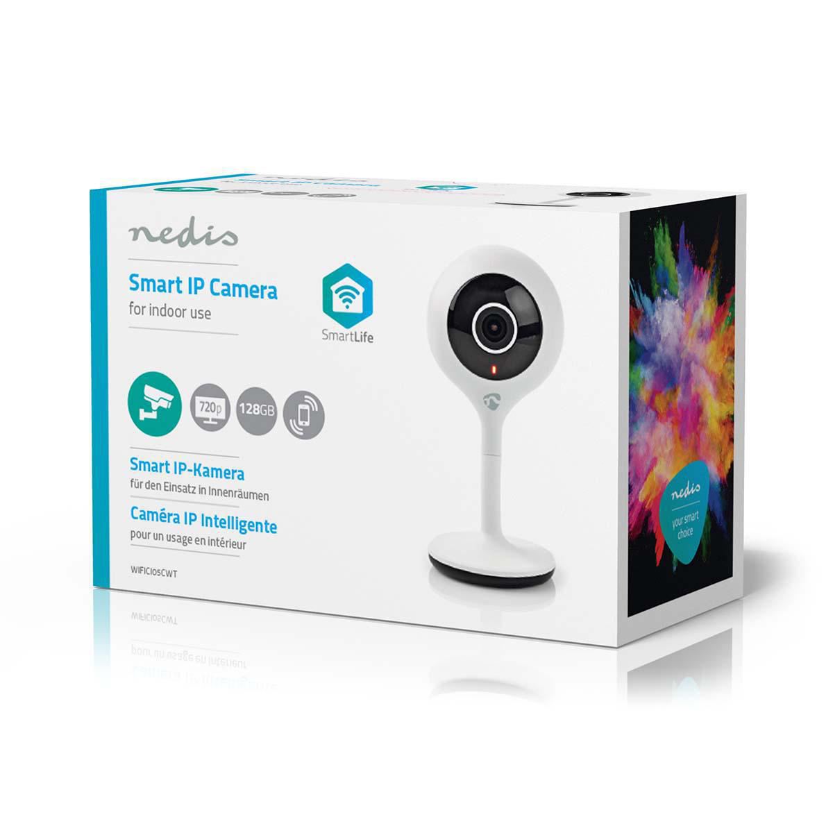 Nedis WiFi Smart IP Camera HD 720p WIFICI05CWT