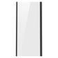 Baridi Side Panel for Sliding Shower Doors, 6mm Tempered Glass - Black DH297