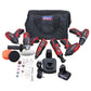 Sealey SV12 Series 6 x 12V Cordless Power Tool Combo Kit CP1200COMBO2
