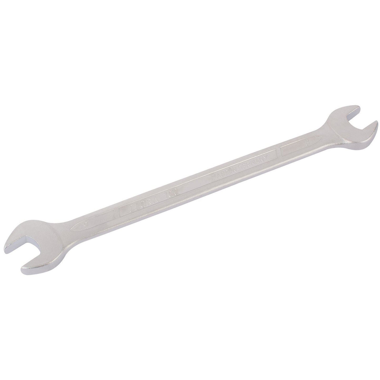 8mm X 9mm Elora Long Metric Double Open End Spanner Draper 01838