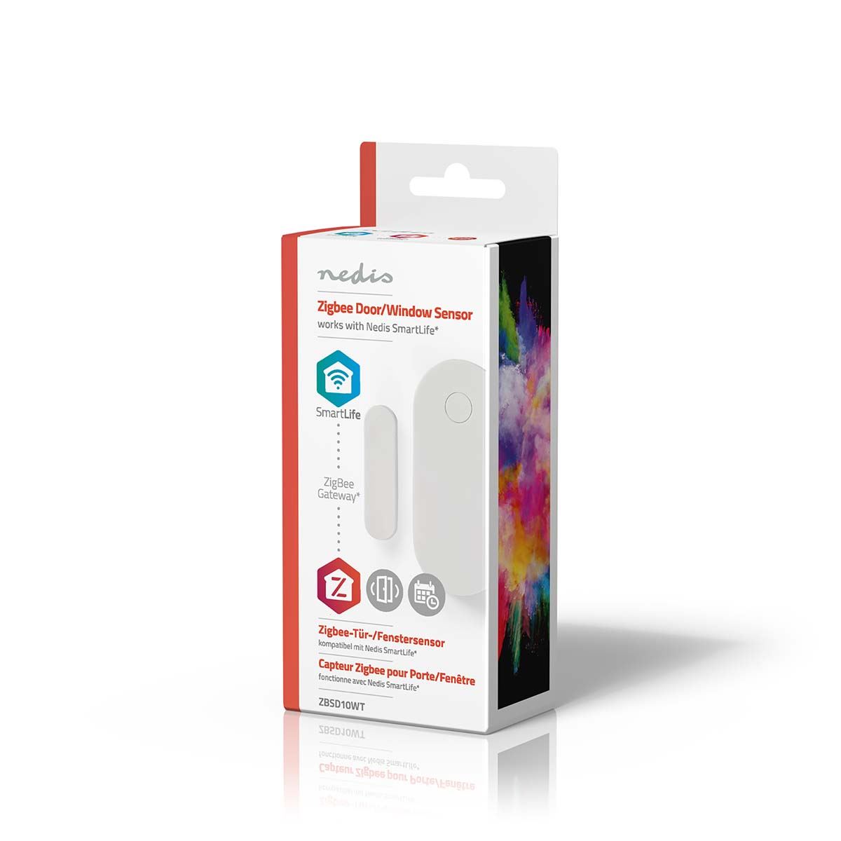 Nedis Smart Door or Window Sensor Zigbee Battery included - ZBSD10WT