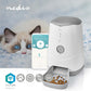 Nedis Wifi Smart Pet Food Dispenser 3.7Ltr Dry Food Store - WIFIPET10CWT