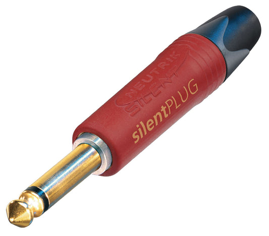 Neutrik Jack plug SILENT 6.35mm 2P NP2X-AU-SILENT Connector/Plug