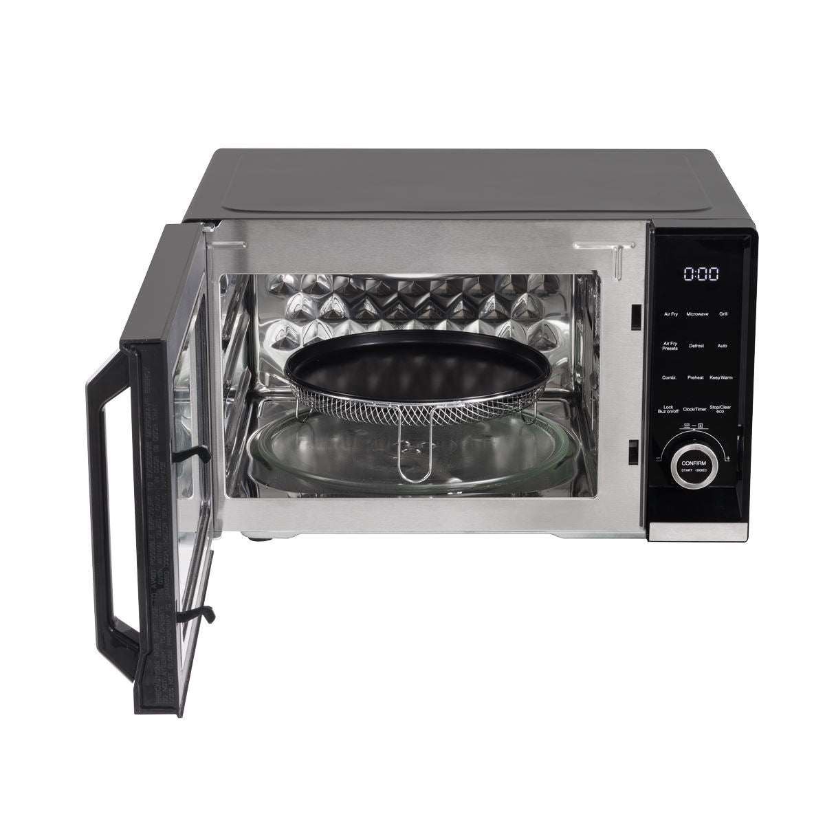 Baridi 7-in-1 Air Fryer Microwave & Grill, 28L Capacity - Black DH277