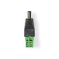 Nedis CCTV Security Connector 2-Wire to Male DC 5,5 x 2,1mm CCTVCM10BK5 - CCTVCM11BK5