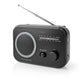Nedis FM Radio Portable AM/FM Battery Powered/Mains Powered Analogue 1.8W - RDFM1330GY
