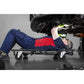 Sealey Steel Creeper with 4 Rough Ground 5" Wheels & Adjustable Back/Headrest