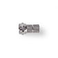 Nedis F Connector Male For 6.8mm Coaxial Cables 25 pieces Metal CSVC41905ME