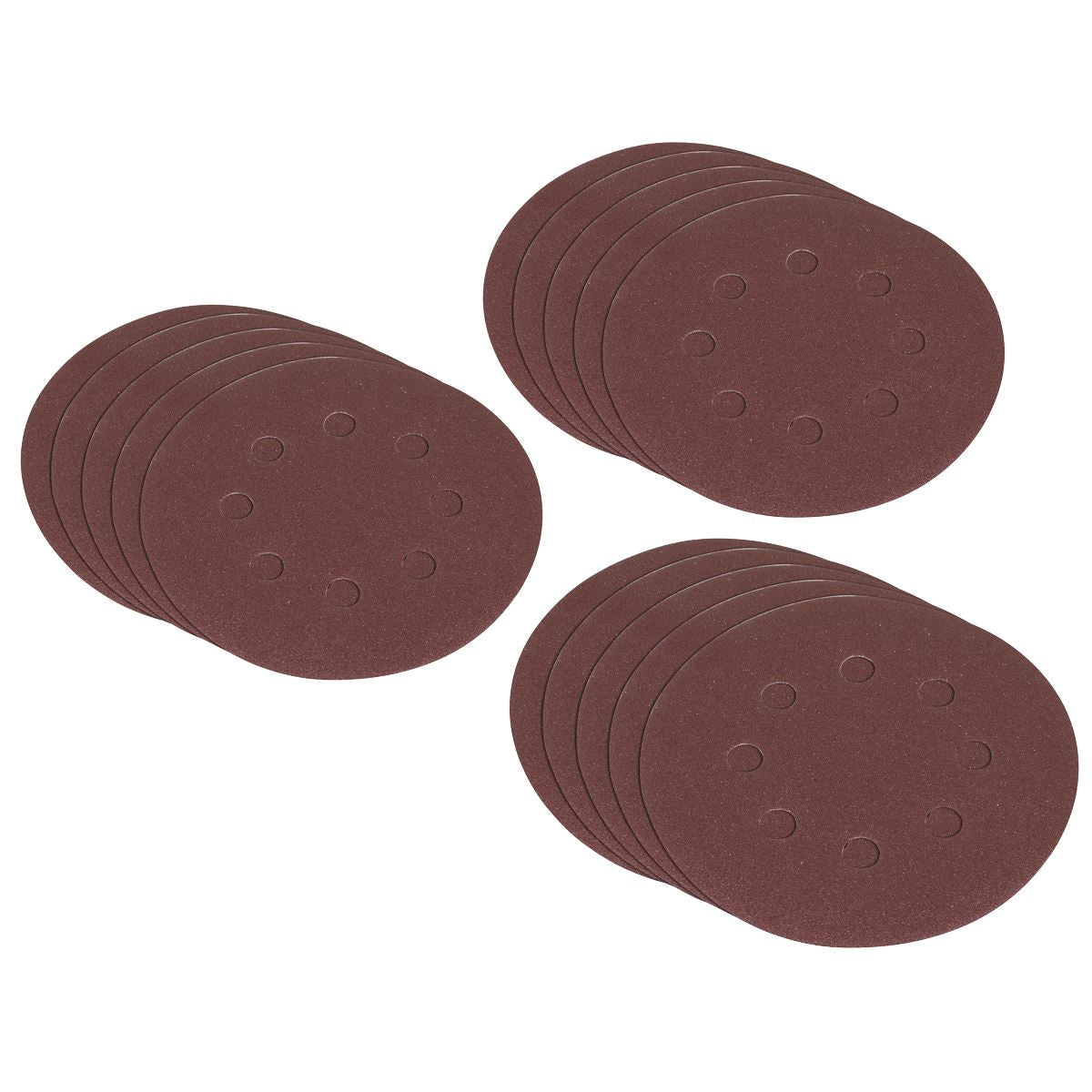 Sealey Hook-and-Loop Sanding Disc Set 125mm SSDS02