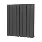 Baridi Horizontal Radiator Contemporary Double Flat Panel Design 600 x 560mm � Anthracite DH339