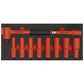 Sealey Insulated Socket Set with Tool Tray 10pc 1/2"Sq Drive - VDE Approved TBTE11