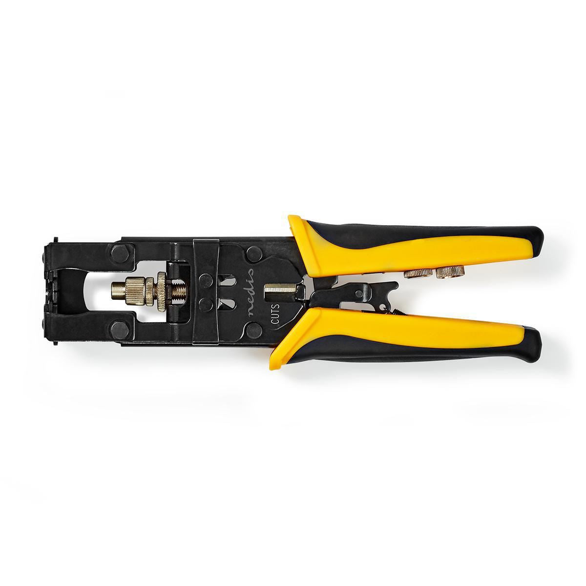 Nedis Compression Tool BNC RCA and F-connectors RG58 RG59 RG6 Softgrip Hardened - CSGG49540YE