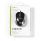 Nedis Wired Desktop Mouse 1000 dpi 3-Button Black MSWD300BK