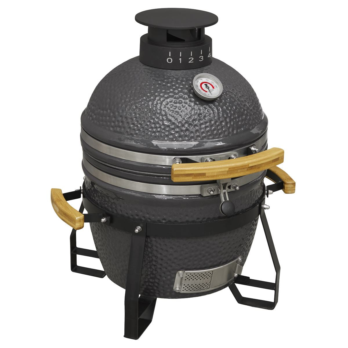 Sealey Dellonda Deluxe 16"(40cm) Ceramic Kamado Style BBQ Grill/Oven/Smoker DG158