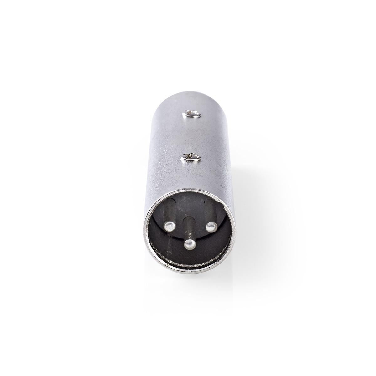 Nedis XLR Adapter XLR 3-pin Male to XLR 3-pin Male 10 pieces Metal CAGP15921ME