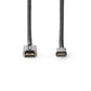 Nedis High Speed HDMI Cable HDMI Connector to HDMI Mini Connector Gun Metal Grey - CVTB34500GY20