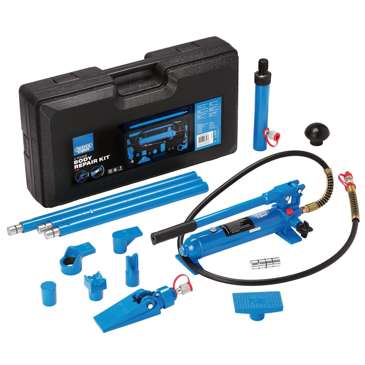 Draper Expert Draper Expert Hydraulic Body Repair Kit, 4 Tonne (15 Piece)