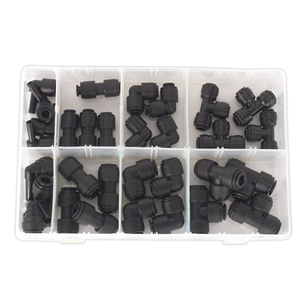 Sealey Speedfit Coupling Assortment 32pc 6 & 8mm Metric AB069JG