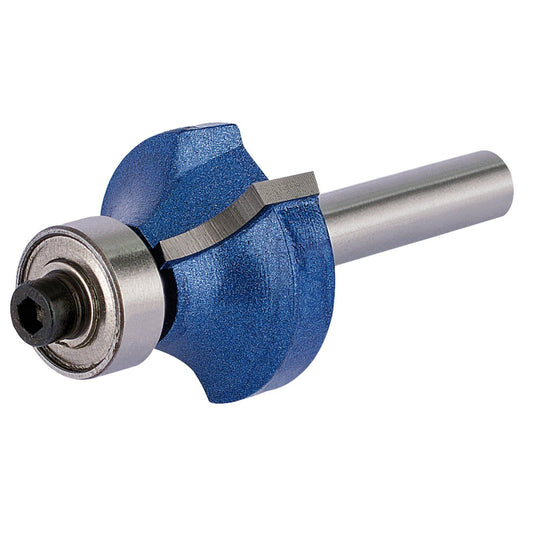 Draper 1x 1/4" Rounding 25x7mm Radius Tct Router Bit Professional Tool 75341