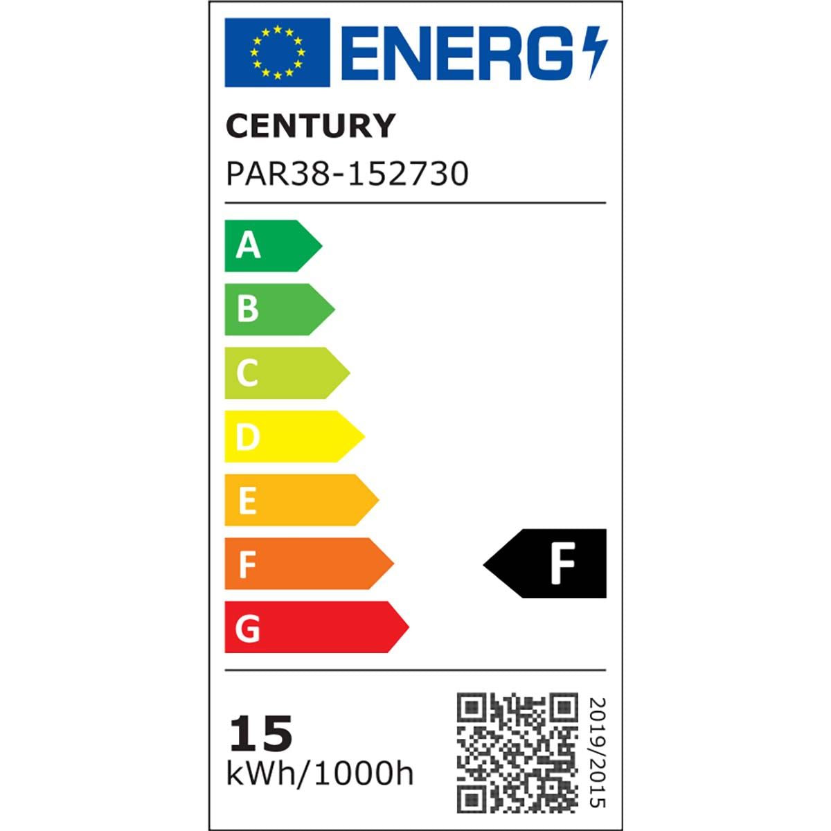 Century LED-Lamp E27 PAR38 15 W 1305 lm 3000 K PAR38-152730