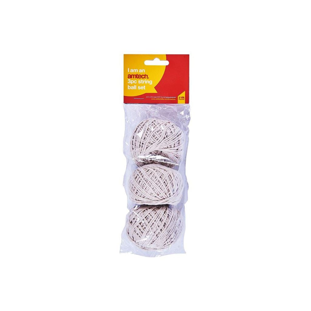 Amtech 3 Piece Poly Ball Gardening String Household Rope Ties - U5250