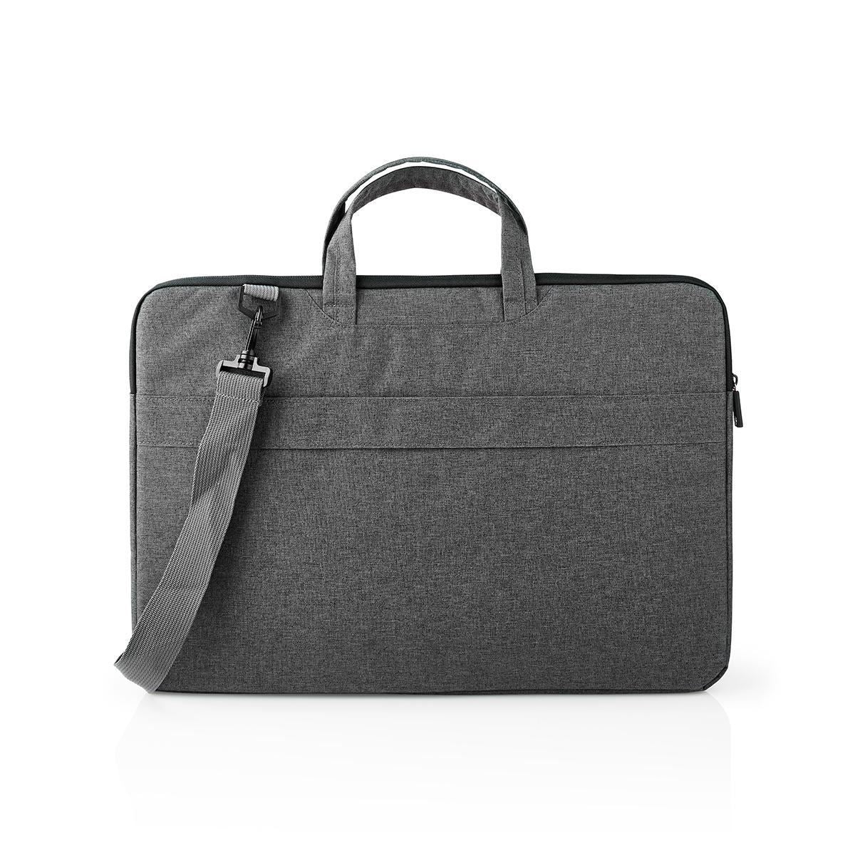 Nedis Notebook Bag Shoulder Strap 8 Storage Pockets 17" to 18" Black - NBBG17150BK