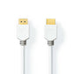 Nedis 1.5m High Speed HDMI Cable 4K@60Hz 18 Gbps 3m Round - CVBW34000WT15