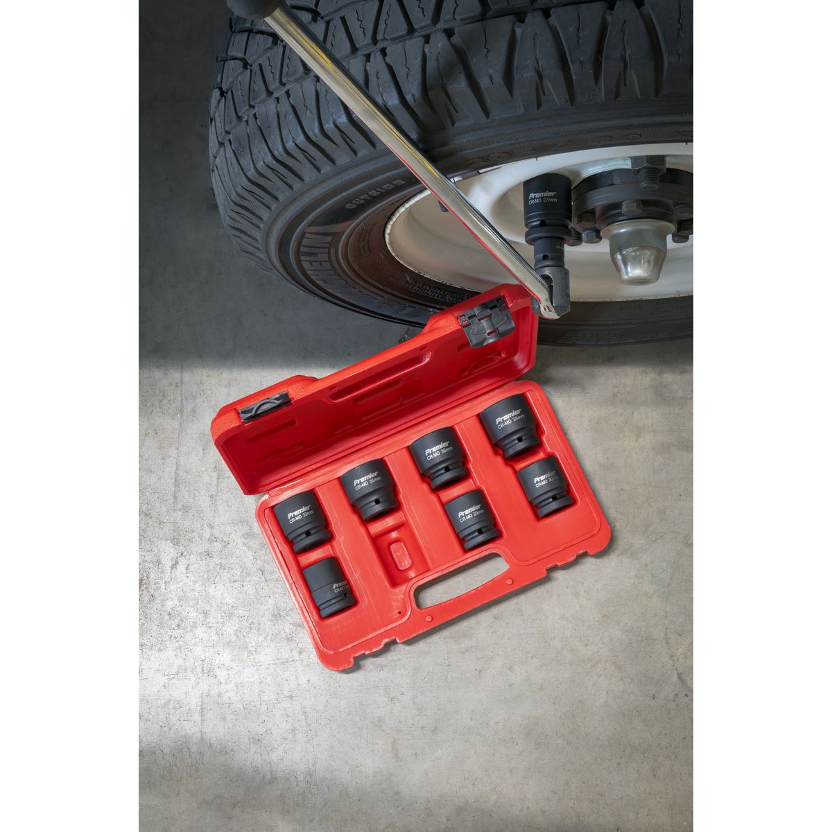 Sealey Premier Impact Socket Set 3/4"Sq Drive 8pc AK886